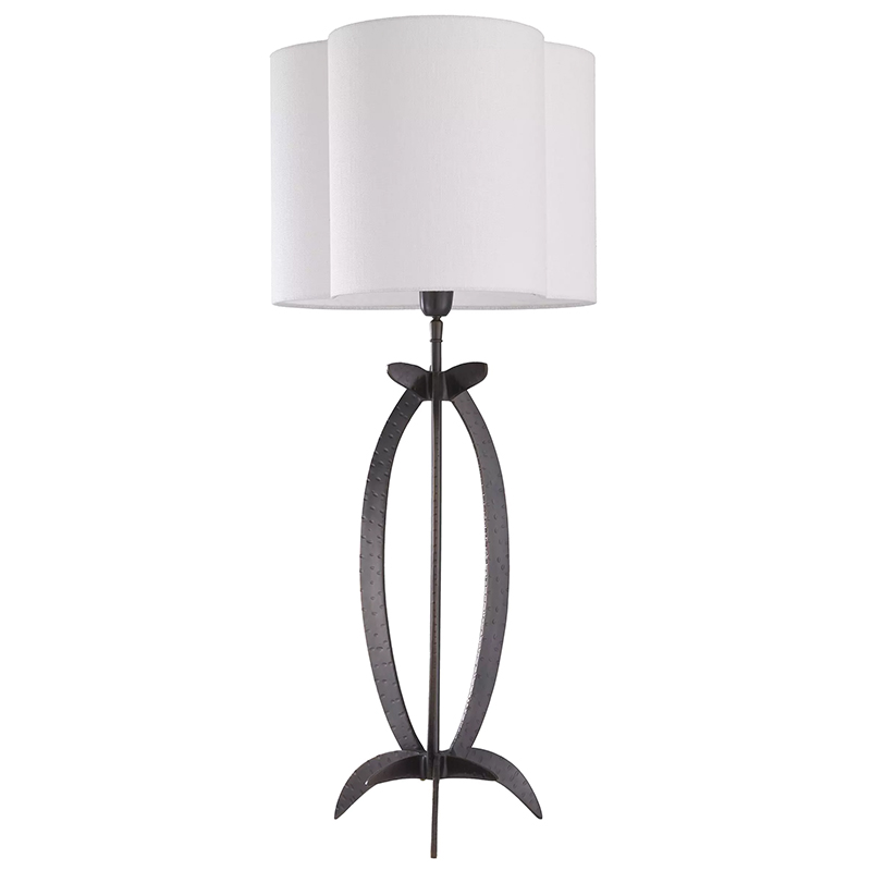 Настольная лампа Eichholtz Table Lamp Luciano Черный Белый в Екатеринбурге | Loft Concept 