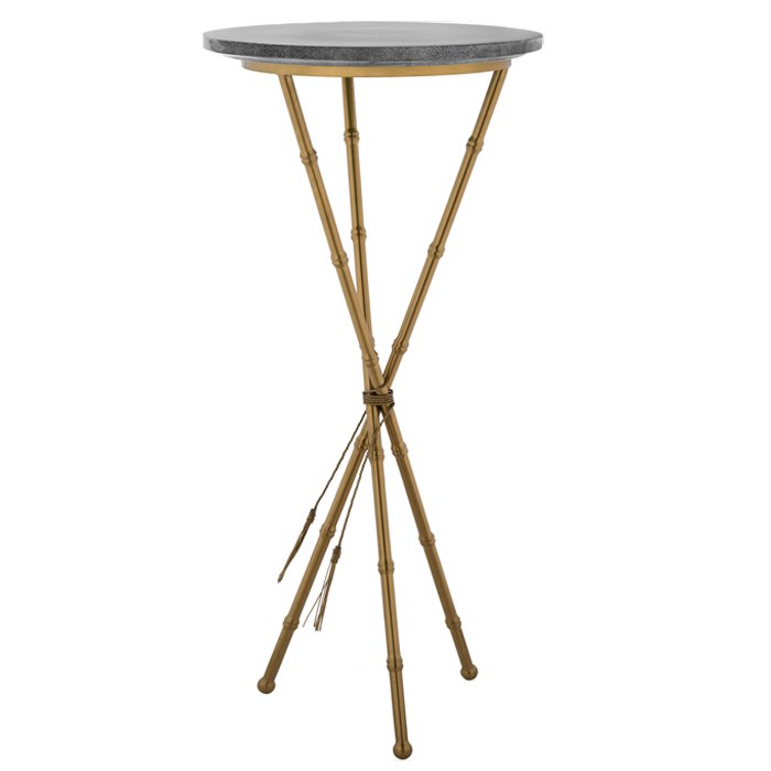 Green Stingray Skin Side Tables Gray Серый Золотой в Екатеринбурге | Loft Concept 