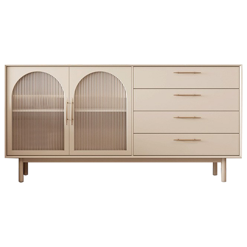 Комод Trystan Arch Chest of Drawers Бежевый Золотой в Екатеринбурге | Loft Concept 