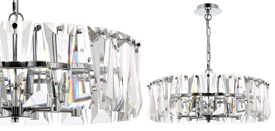 Люстра Ruby Crystal Chandelier Chrome 53 Люстра Ruby Crystal Chandelier Chrome 53 - Loft-Concept в Екатеринбурге