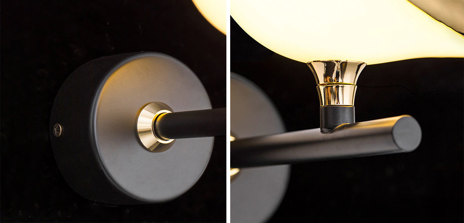 Бра с золотыми птичками NOMI Two birds - фото