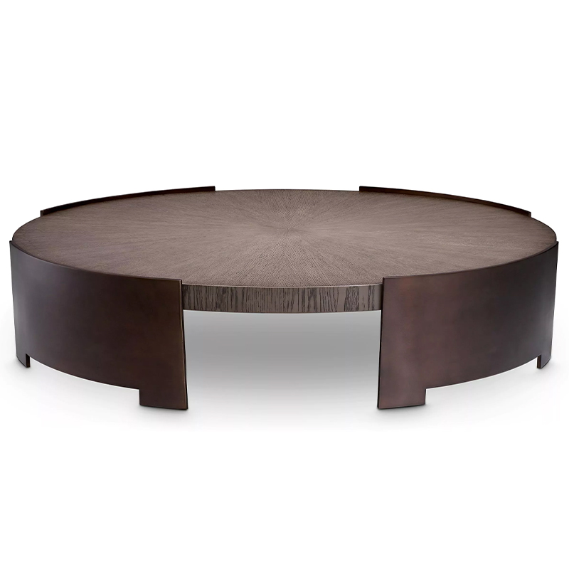 Кофейный стол Eichholtz Coffee Table Quinto Коричневый Темная бронза винтаж в Екатеринбурге | Loft Concept 