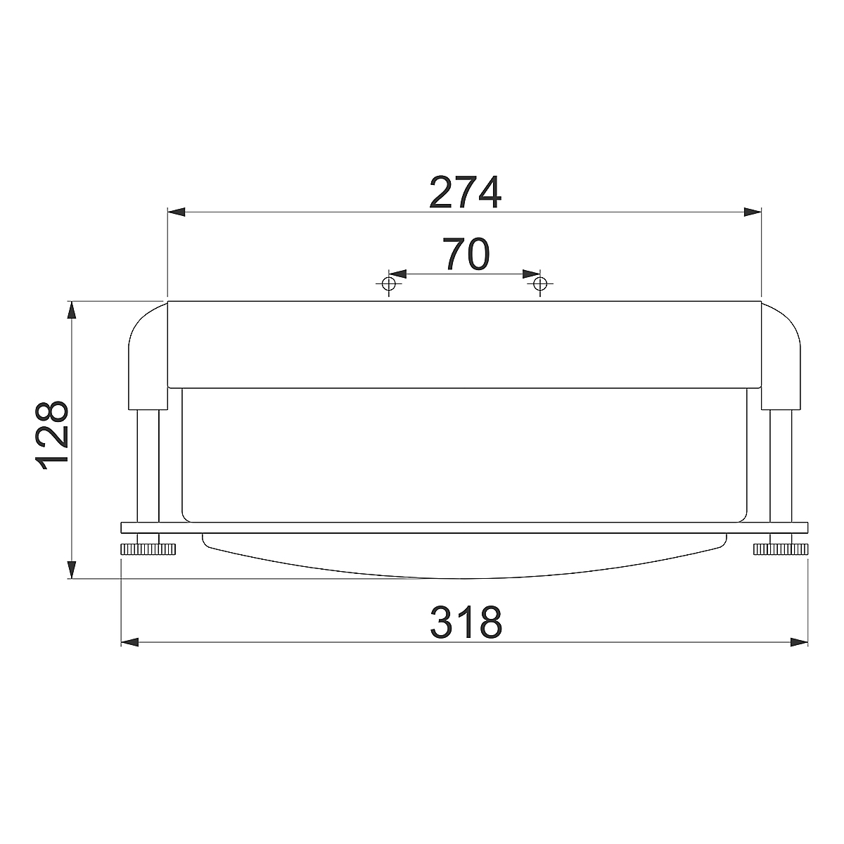 Потолочный светильник для ванных комнат цвета никель с плафоном из опалового стекла и декоративными держателями Hinkley в Екатеринбурге
