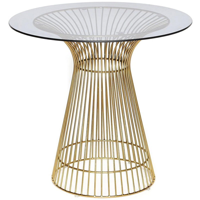 Обеденный стол Platner table gold Золотой Прозрачный в Екатеринбурге | Loft Concept 