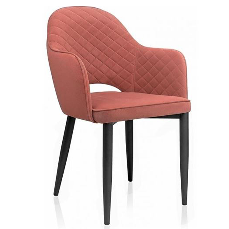 Стул Sharron Chair coral Коралловый Черный в Екатеринбурге | Loft Concept 