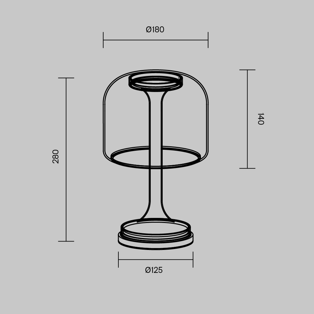 Настольный светильник Spirito 3000К 13Вт в Екатеринбурге