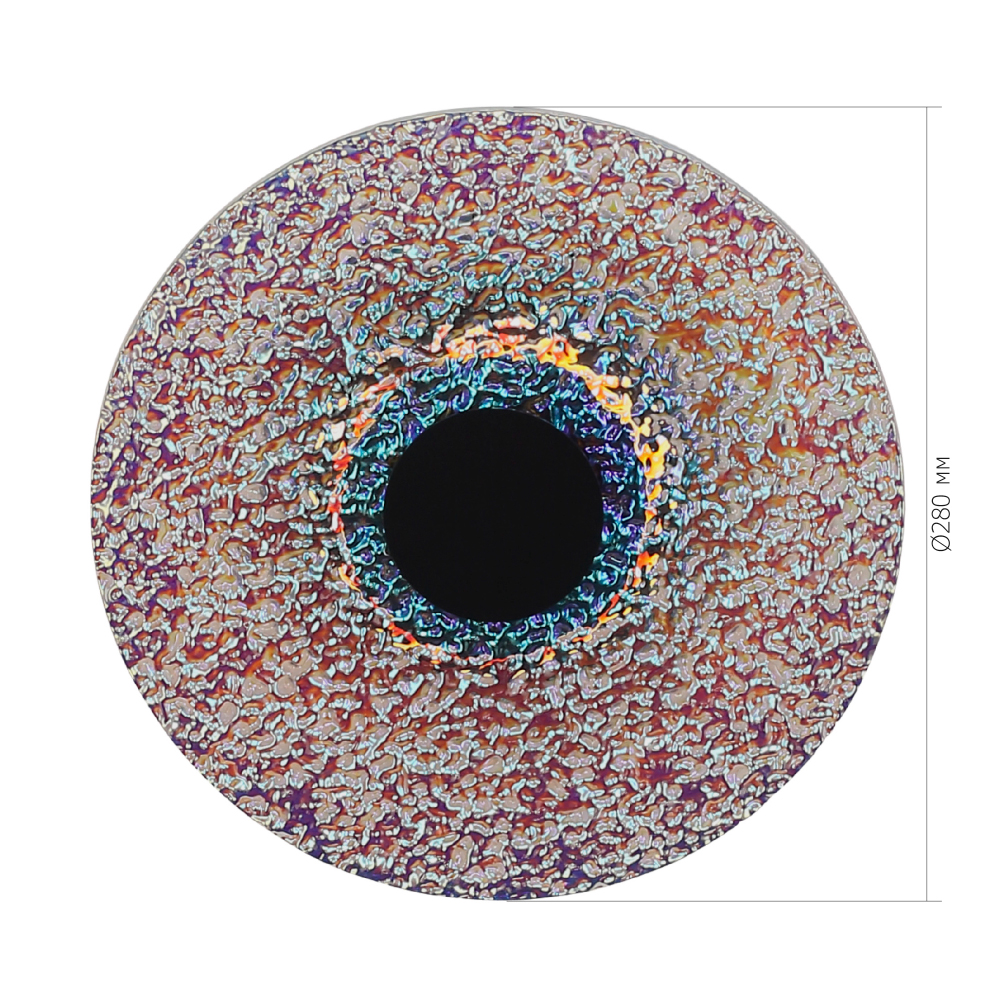 Бра круглое стеклянное с морозным эффектом Heterochromia в Екатеринбурге