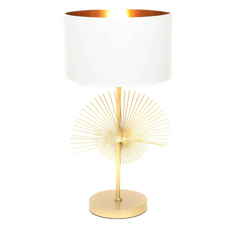 Настольная лампа Genoveva Table lamp white Белый Золотой в Екатеринбурге | Loft Concept 