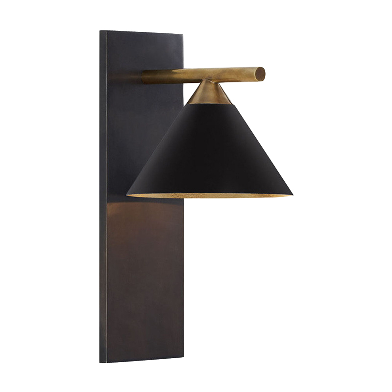 Бра CLEO SCONCE wall lamp Black Латунь Черный в Екатеринбурге | Loft Concept 