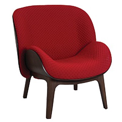 Кресло chair Fauteuil KALIN Design JM Gady Черный Красный в Екатеринбурге | Loft Concept 