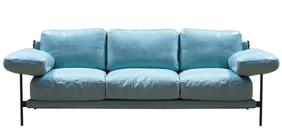 Диван Light blue Vintage Sofa - Loft-Concept в Екатеринбурге