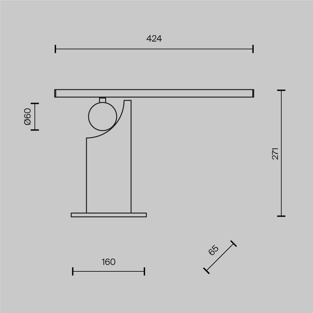 Настольный светильник Monumento 3000К 9Вт в Екатеринбурге