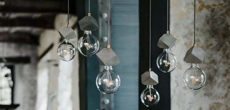 Подвесной светильник BETON MAKT - Loft-Concept в Екатеринбурге