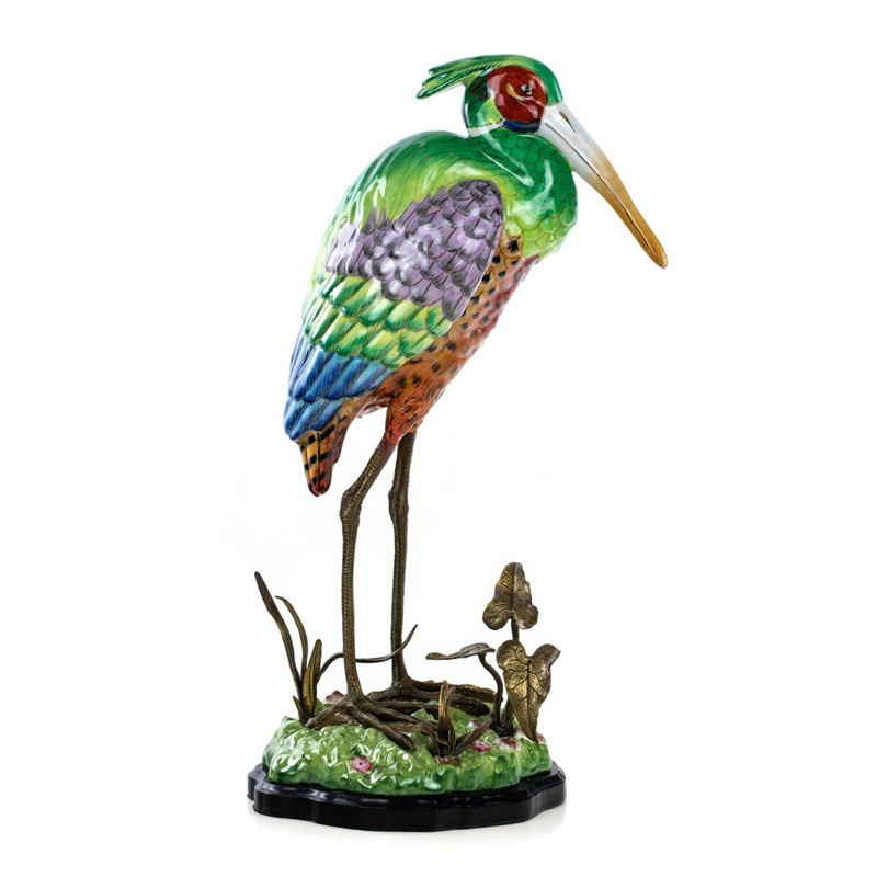 Статуэтка Heron Figure multicolored Мульти Бронза в Екатеринбурге | Loft Concept 