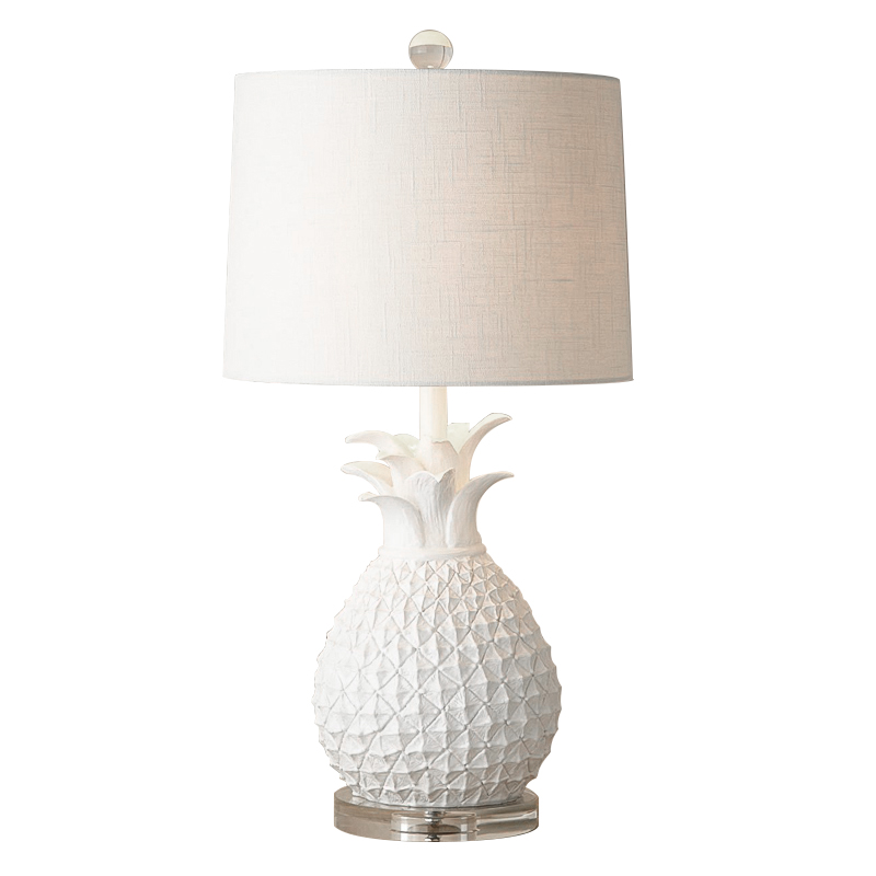 Настольная лампа White Pineapple Table lamp Белый в Екатеринбурге | Loft Concept 