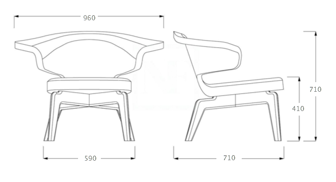 Кресло Munich Lounge Chair в Екатеринбурге