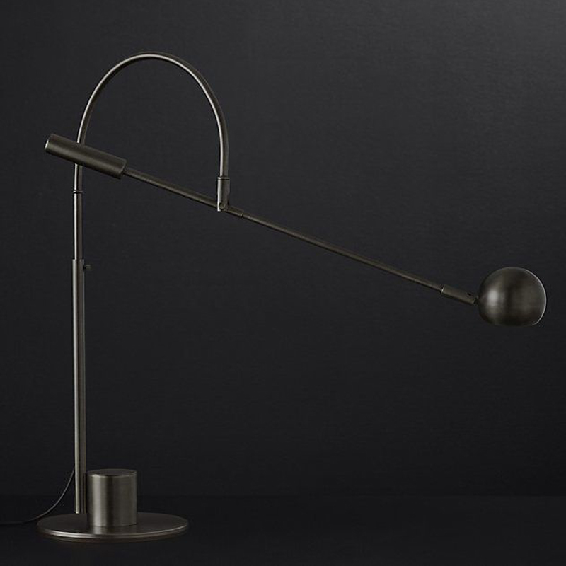 Настольная лампа Restoration Hardware ORBITER II desk lamp Black Черный в Екатеринбурге | Loft Concept 