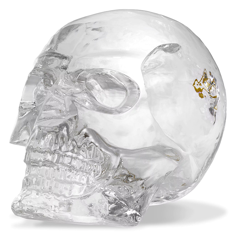 Статуэтка Philipp Plein Diamond Skull Прозрачный Золотой в Екатеринбурге | Loft Concept 