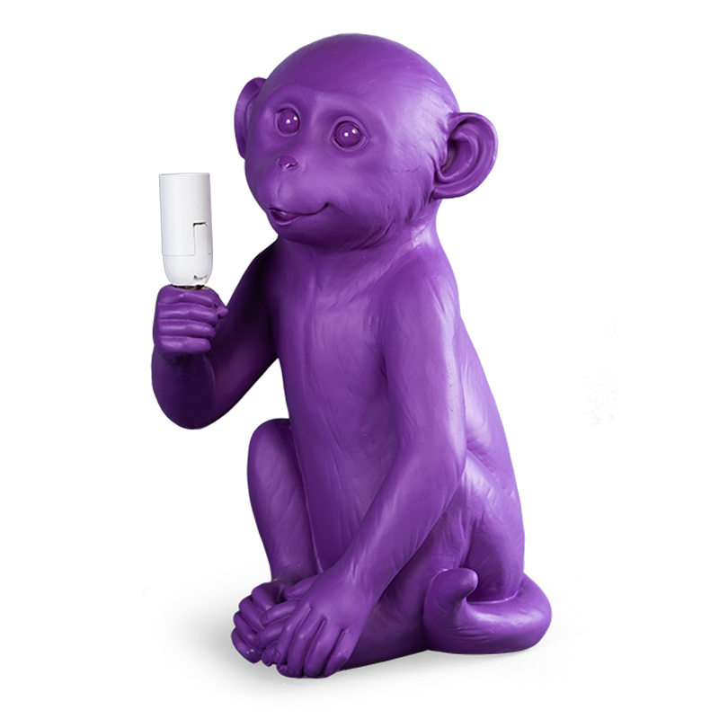 Настольная лампа Purple Monkey Фиолетовый в Екатеринбурге | Loft Concept 