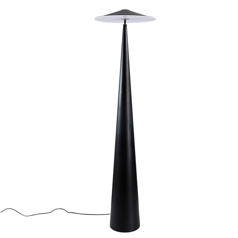 Дизайнерский Черный Торшер Modern Mushroom Floor Lamp Черный в Екатеринбурге | Loft Concept 