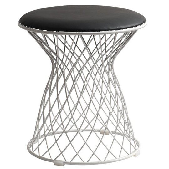 Табурет Wire Diamond Stool Красный Белый Черный в Екатеринбурге | Loft Concept 