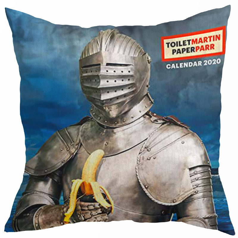 Декоративная подушка Seletti Cushion Knight Синий Серый Красный в Екатеринбурге | Loft Concept 