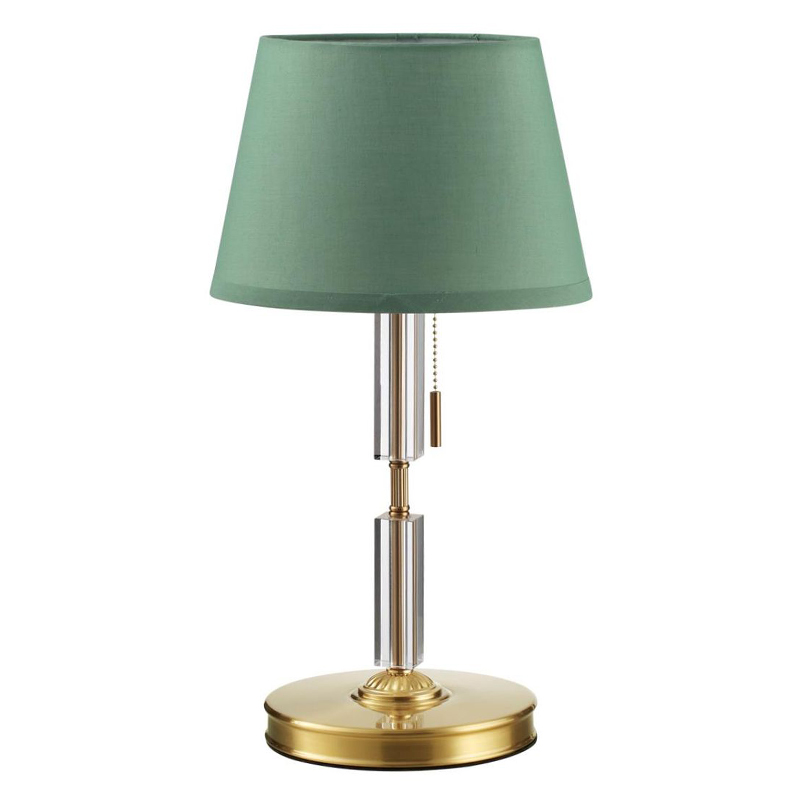 Настольная лампа Ramona Green Table Lamp Бронза Зеленый в Екатеринбурге | Loft Concept 