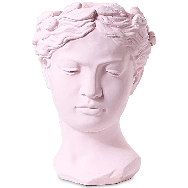 Ваза Female Bust Pink Розовый пастельный в Екатеринбурге | Loft Concept 