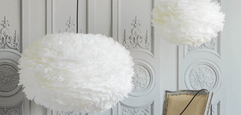 Люстра из перьев Plumage White Люстра из перьев Plumage White - Loft-Concept в Екатеринбурге