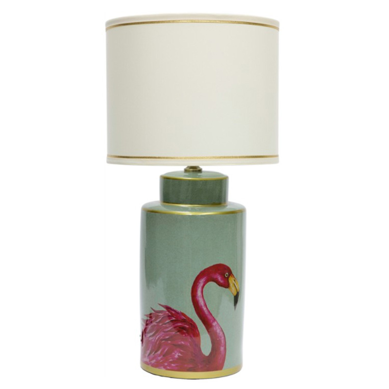 Настольная лампа Flamingo Table lamp Розовый Бирюзовый Белый Золотой в Екатеринбурге | Loft Concept 