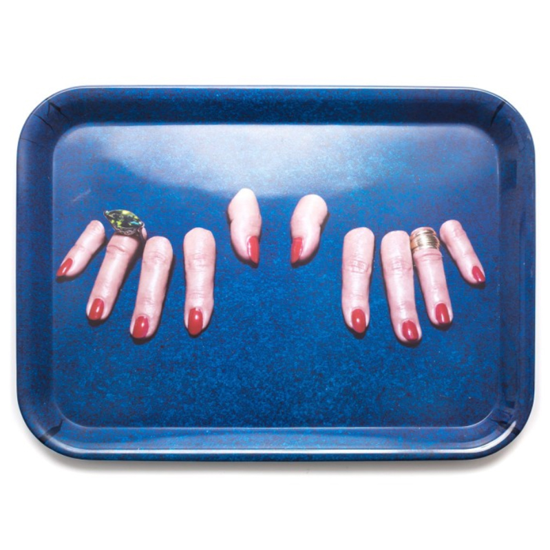 Поднос Seletti Tray Fingers Синий в Екатеринбурге | Loft Concept 