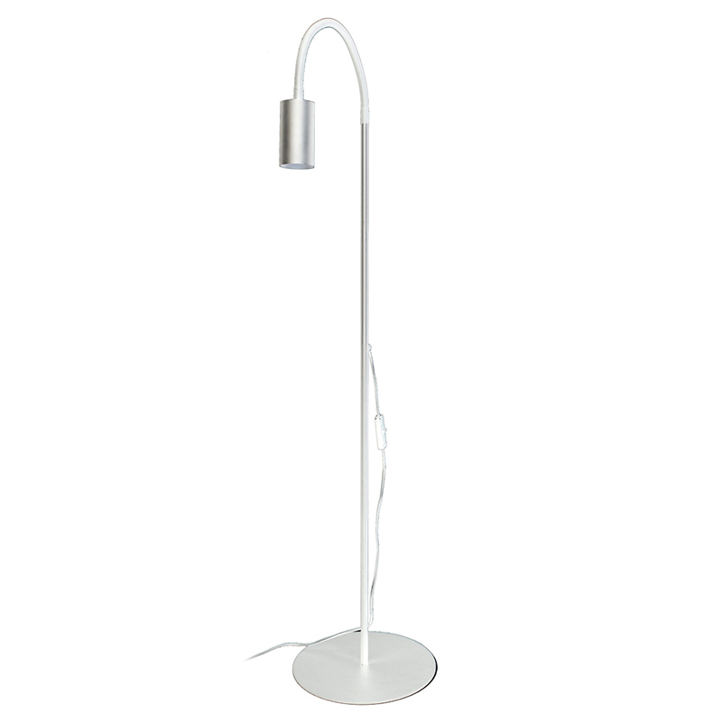 Торшер Noor Trumpet Floor Lamp white Белый Сталь в Екатеринбурге | Loft Concept 