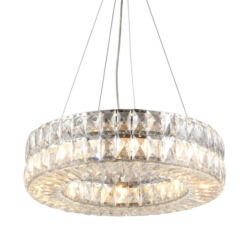 Люстра Crystal Regena Silver Chandelier Прозрачный Хром в Екатеринбурге | Loft Concept 