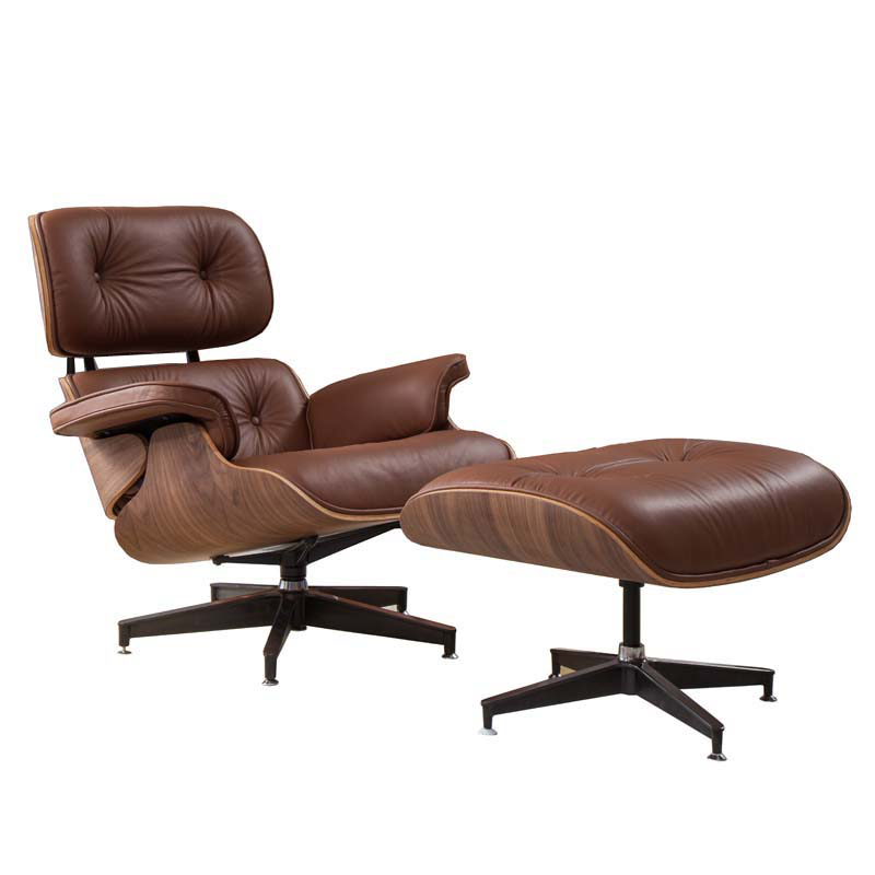 Кресло Eames Lounge Chair & Ottoman light brown Коричневый в Екатеринбурге | Loft Concept 