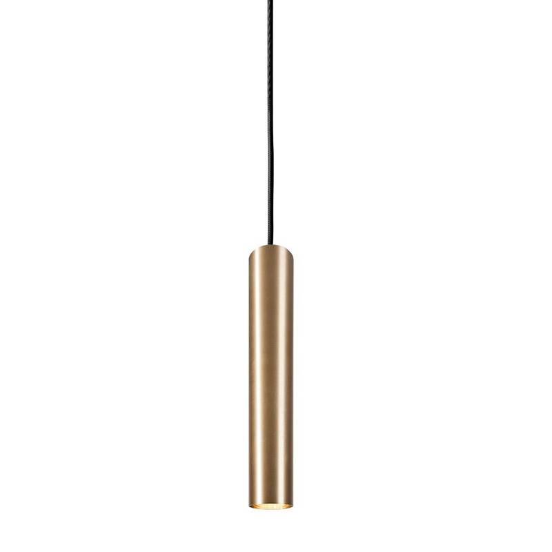 Подвесной светильник Luis Trumpet Tube Brass Lamp 40 Латунь в Екатеринбурге | Loft Concept 