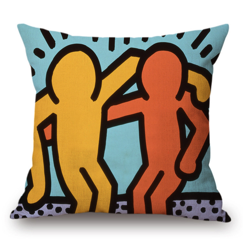 Подушка Keith Haring 6 Мульти в Екатеринбурге | Loft Concept 