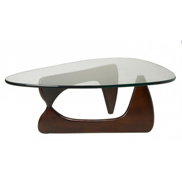 Столик Isamu Noguchi Coffee Table Черный Коричневый Белый дуб в Екатеринбурге | Loft Concept 