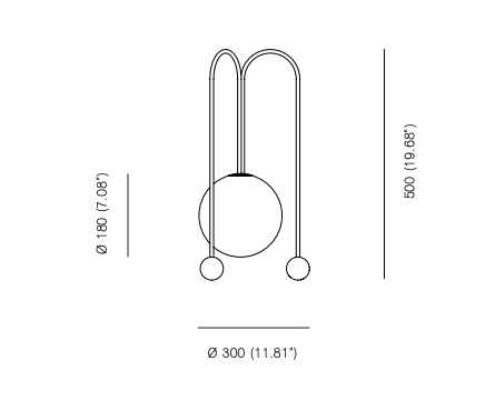 Настольная лампа Michael Anastassiades Fontana Amorosa Bell в Екатеринбурге