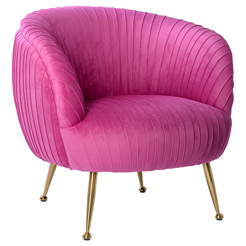 Кресло SOUFFLE CHAIR pink velor Розовый в Екатеринбурге | Loft Concept 