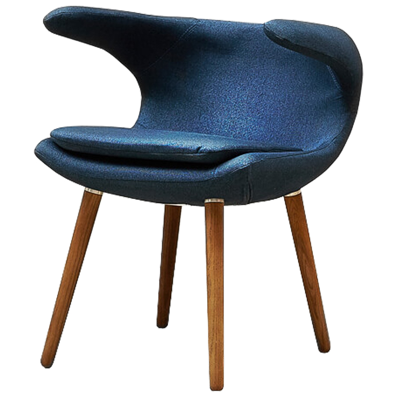 Стул Roidh Stool blue Синий Коричневый в Екатеринбурге | Loft Concept 