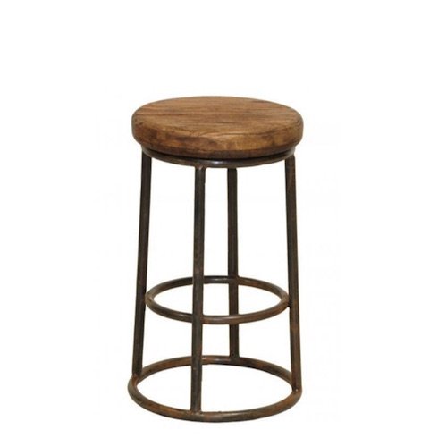 Барный стул Industrial Rust London Counter Stool Коричневый в Екатеринбурге | Loft Concept 