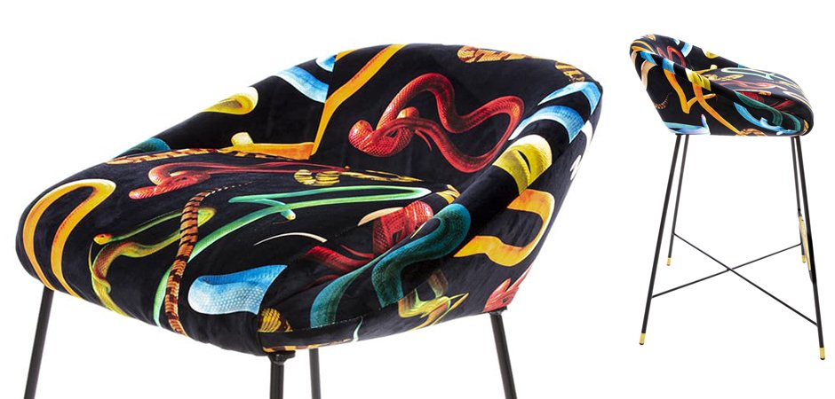 Барный стул Seletti High Stool Snakes Барный стул Seletti High Stool Snakes - Loft-Concept в Екатеринбурге