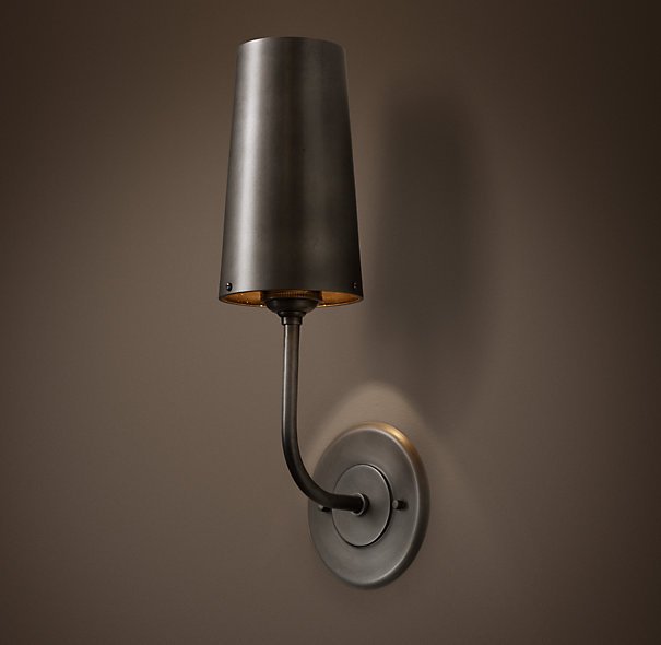 Бра RH Modern Taper Sconce with Metal Shade  в Екатеринбурге | Loft Concept 