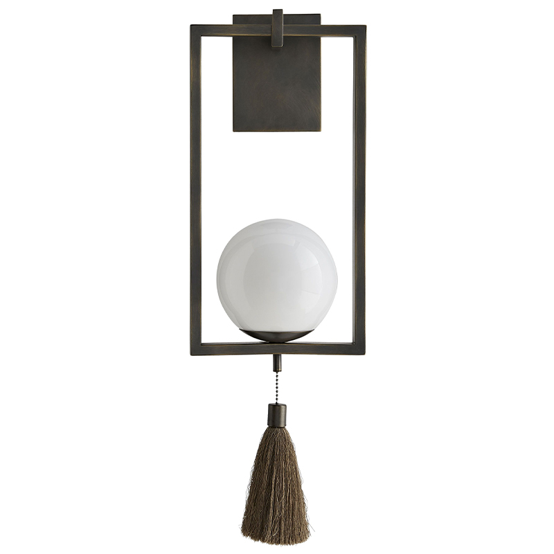 Бра Arteriors TRAPEZE SCONCE Белый Черный в Екатеринбурге | Loft Concept 