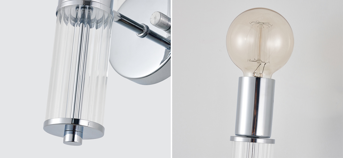 Бра цвета хрома Industrial - фото