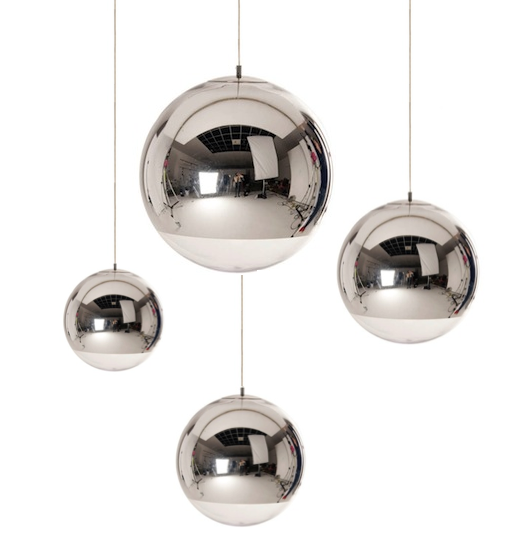 Подвесной светильник Mirror Ball Серебряный в Екатеринбурге | Loft Concept 