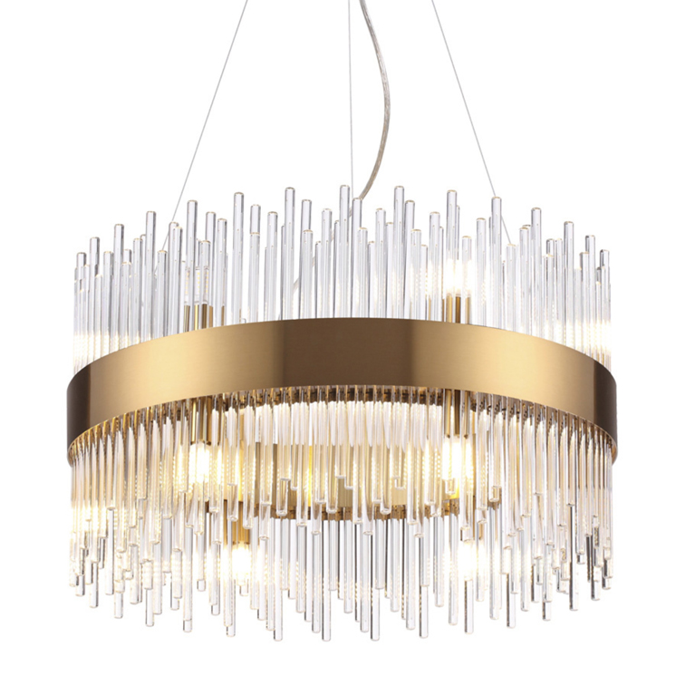 Люстра Nembus Chandelier Gold Circle Бронза в Екатеринбурге | Loft Concept 