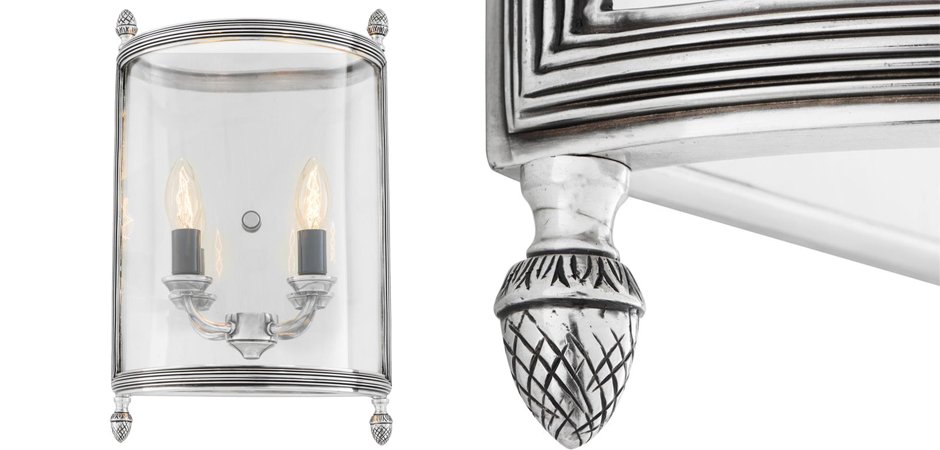 Бра Wall Lamp Lennon M Silver - Loft-Concept в Екатеринбурге