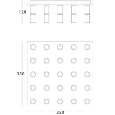 Потолочный светильник Meurice Flush Mount Ceiling Light в Екатеринбурге