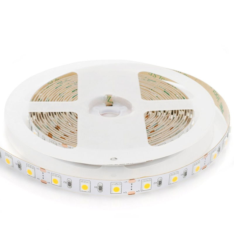 Светодиодная лента 14,4W/m 60LED/m 5050SMD теплый белый Белый в Екатеринбурге | Loft Concept 